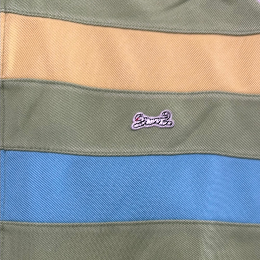 Vintage Le Tigre striped warm-up jacket. Men's XXL. Like new condition. Sharp! - Picture 3 of 9